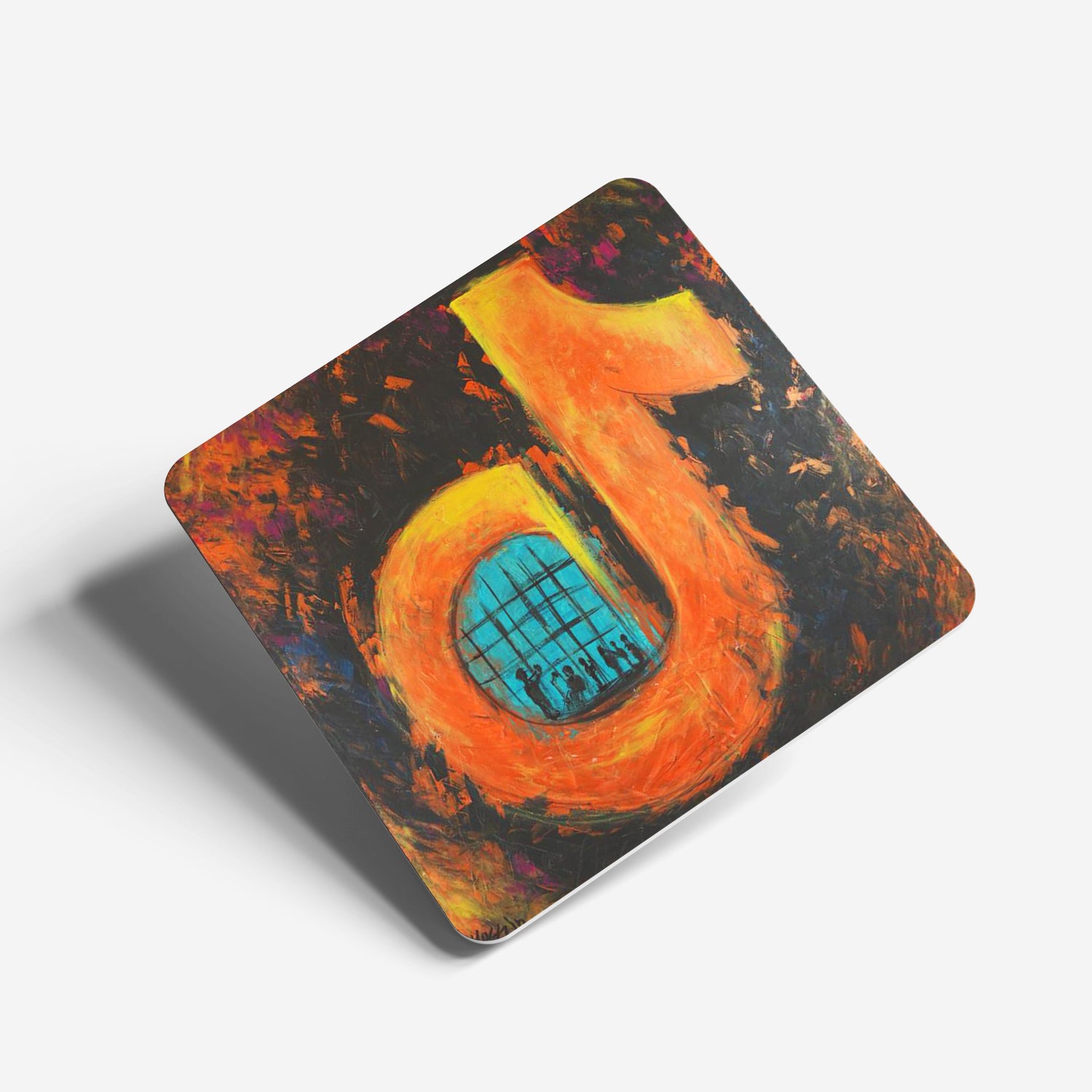 TikToker Prison Printed Coaster 9x9 cm Acrylic – YassinDraws.com