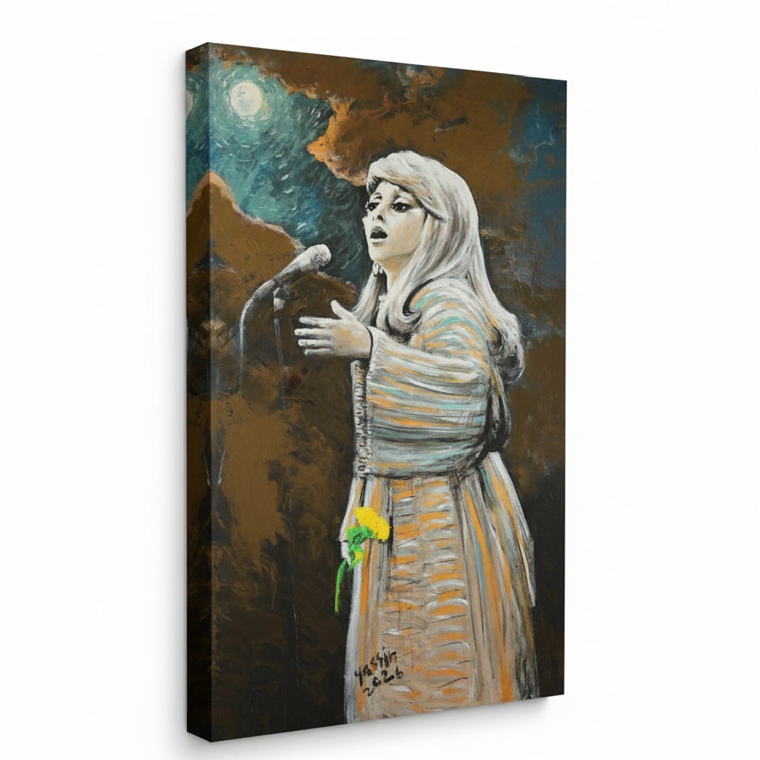 Fairouz Printed Canvas 87x43 cm
