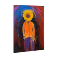 Yassin Sunflower Printed Wood 40X50 cm