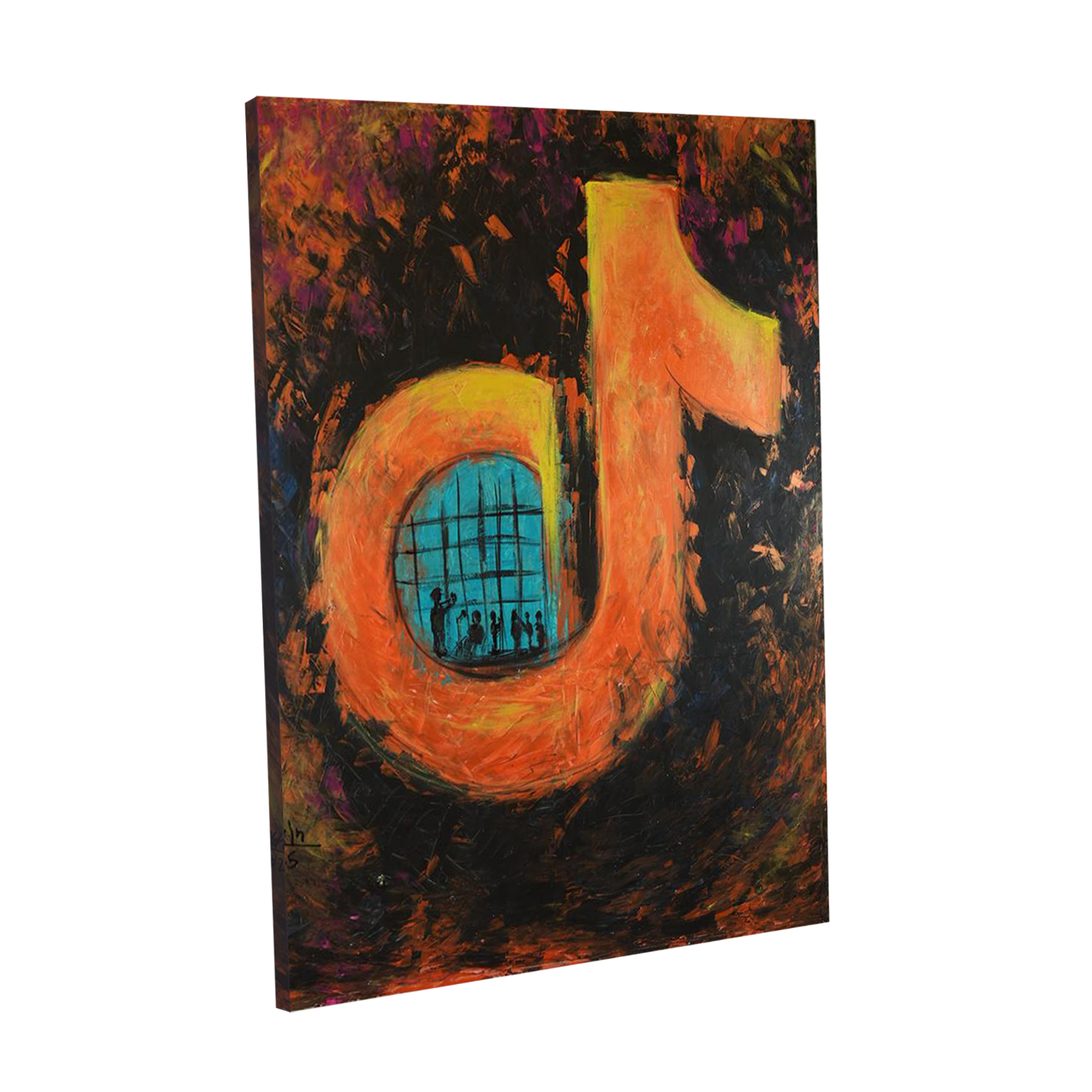 TikToker Prison Printed Wood 40X50 cm
