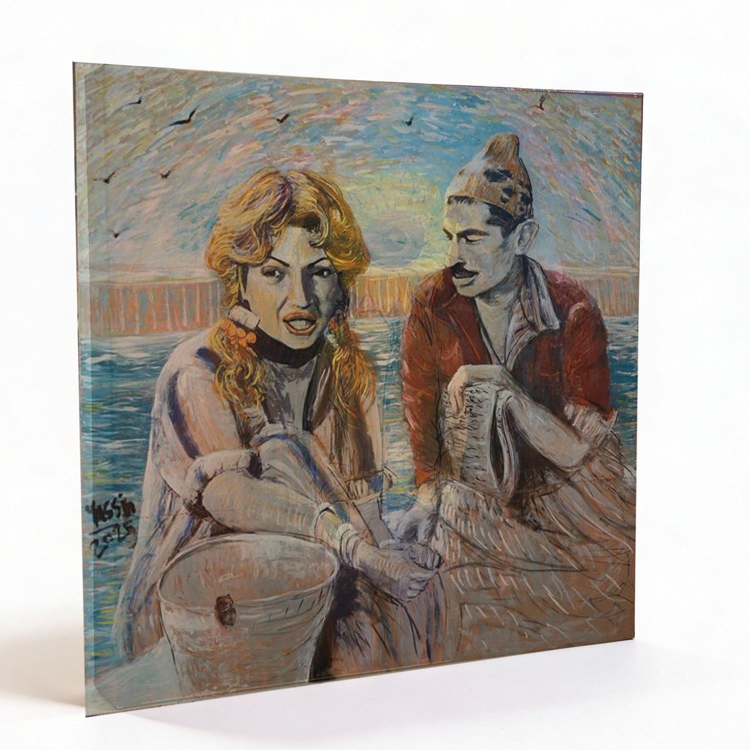 Kenawy and Hannoma Printed Canvas 73x90 cm